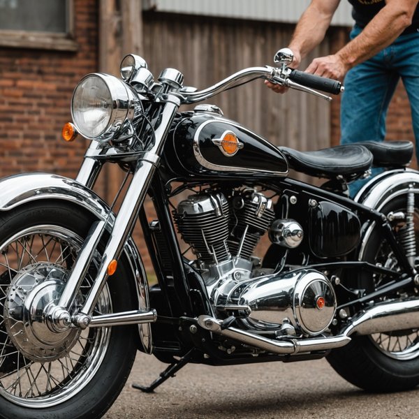 Quels produits sont efficaces pour polir les chromes d'une moto vintage?